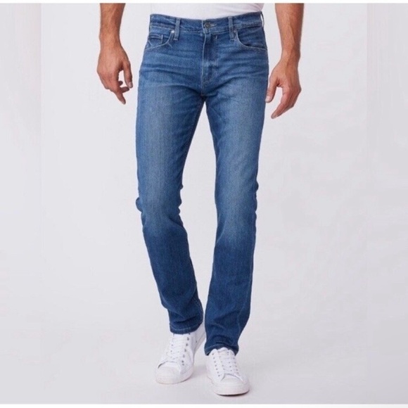 Paige Blue Federal Slim Straight Jeans 30W - Picture 1 of 7